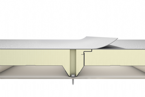 5 Ribs Membrane Roof Panel-Single Sheet